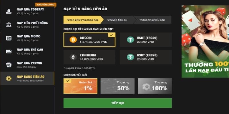 Nạp tiền 789BET ngay nhận khuyến mãi có giá trị khủng