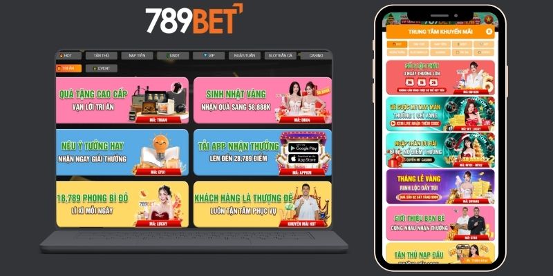 Các chương trình ưu đãi hấp dẫn khi cá cược tại 789bet